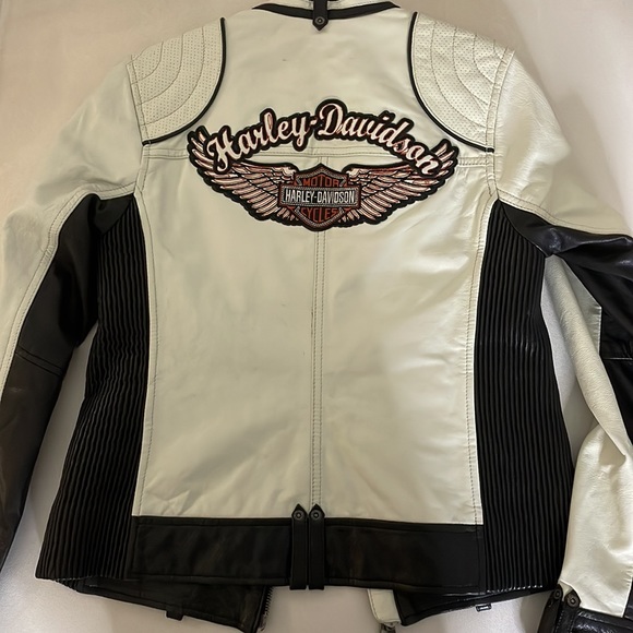 Rare Harley-Davidson Leather Riding Jacket Size Small - Picture 1 of 11